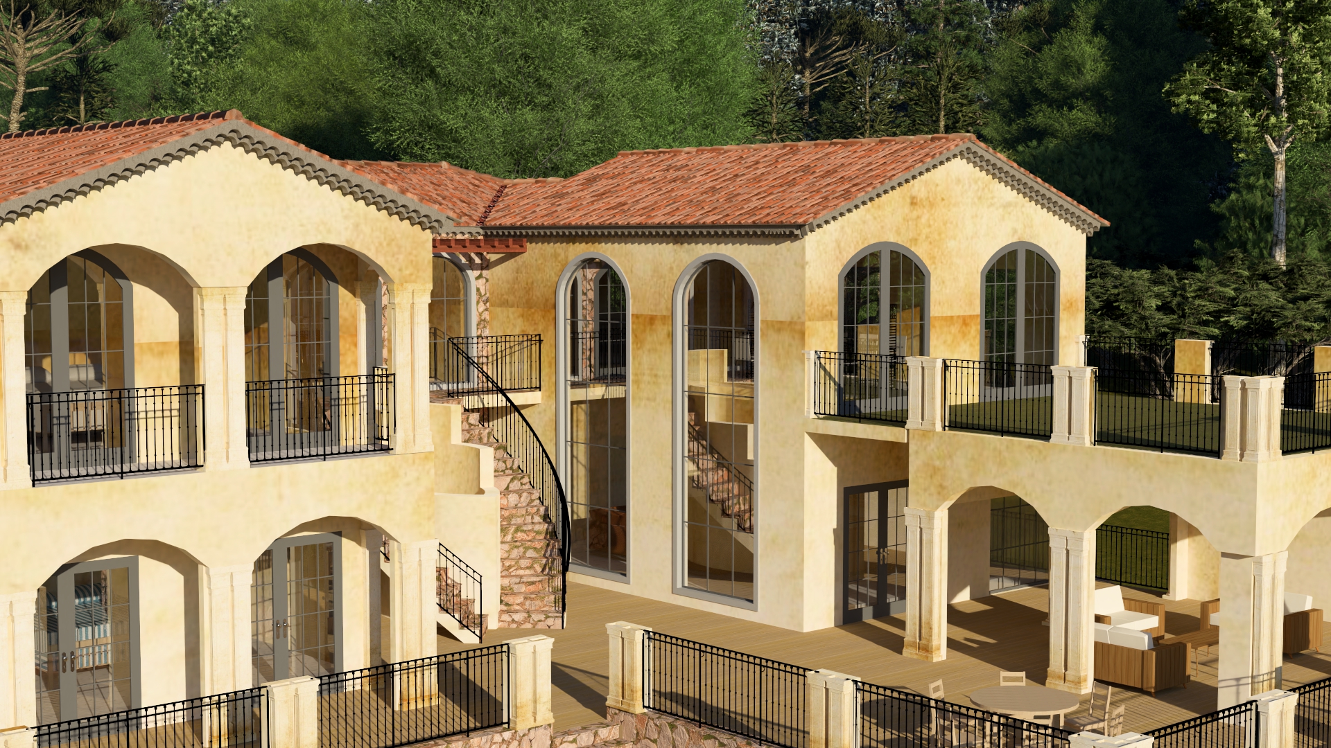 Bird Eye View - 5 BEDROOM TRIPPLE STORY