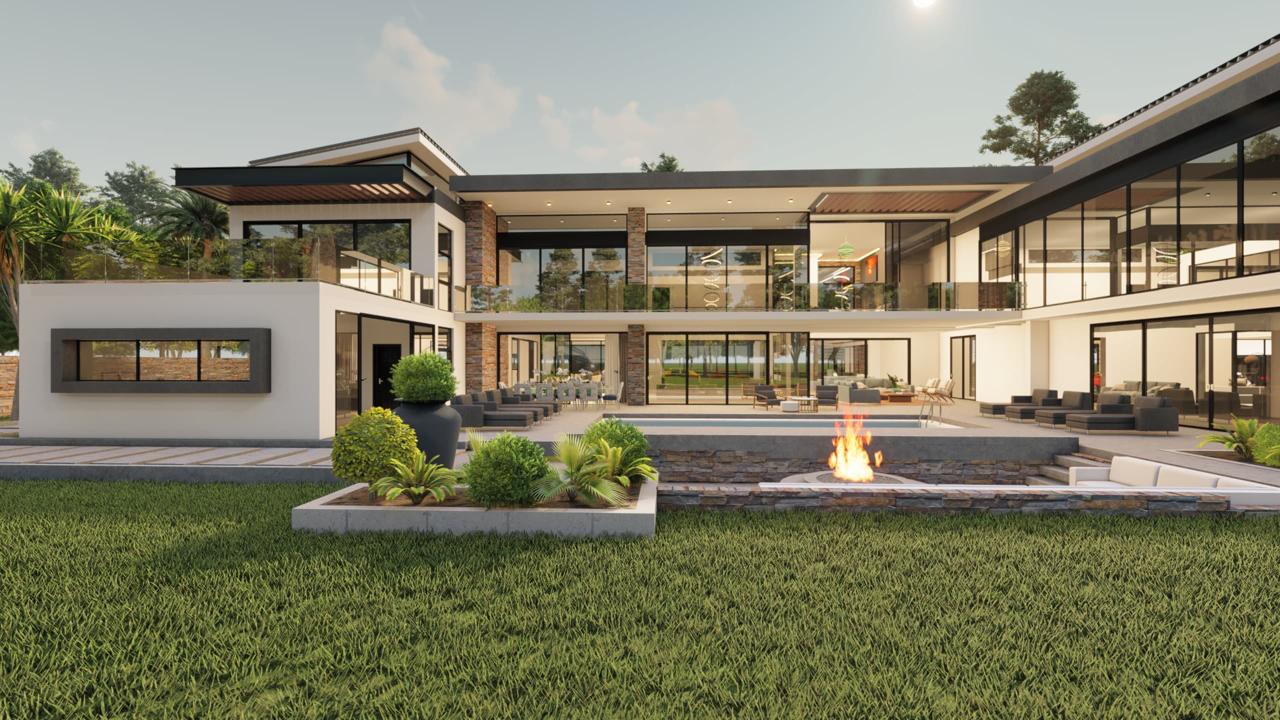 The Infinity Grand Estate – Luxury Double Storey Modern Mansion House Plan
